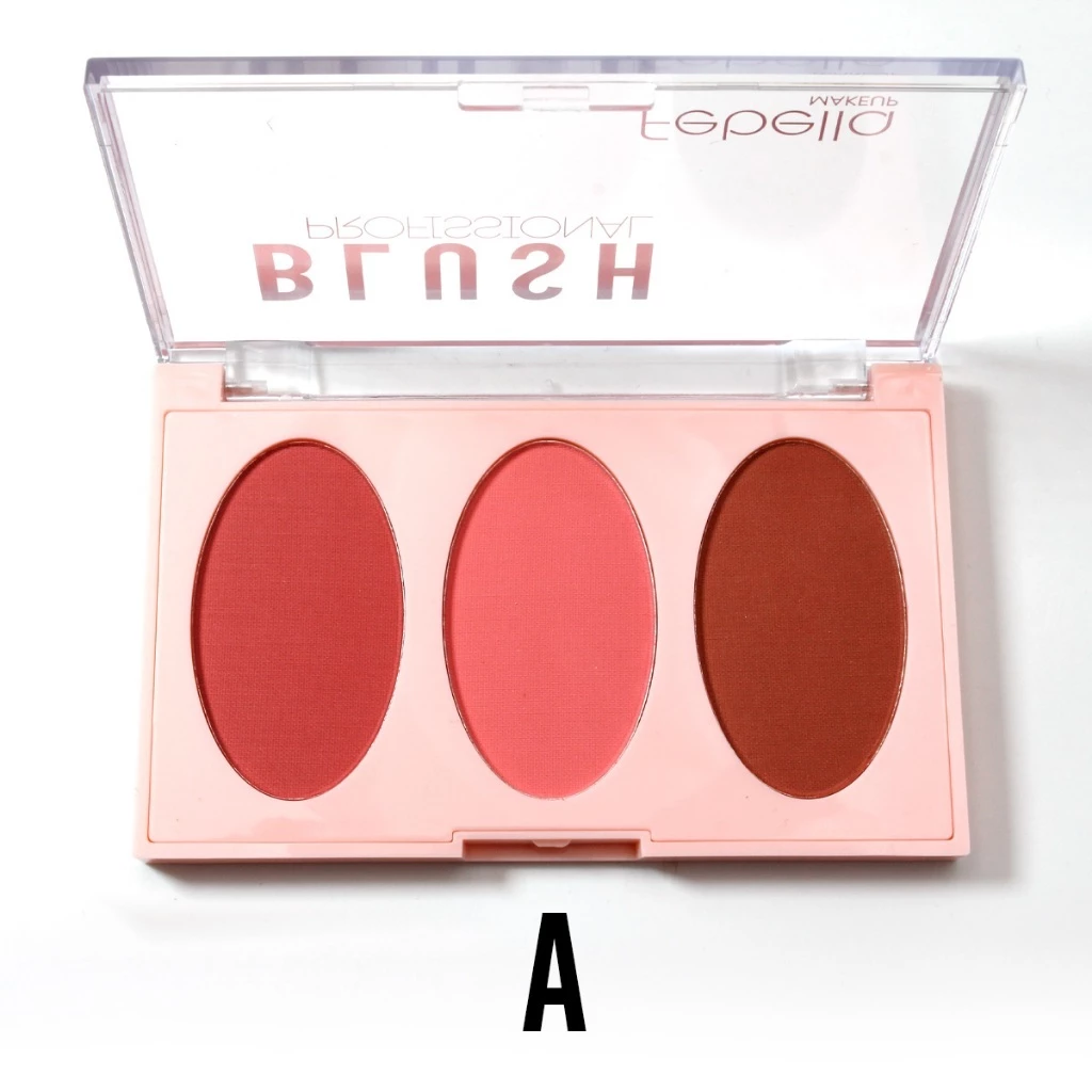 PALETA DE BLUSH PROFISSIONAL 3 CORES FEBELLA - Imagem 2