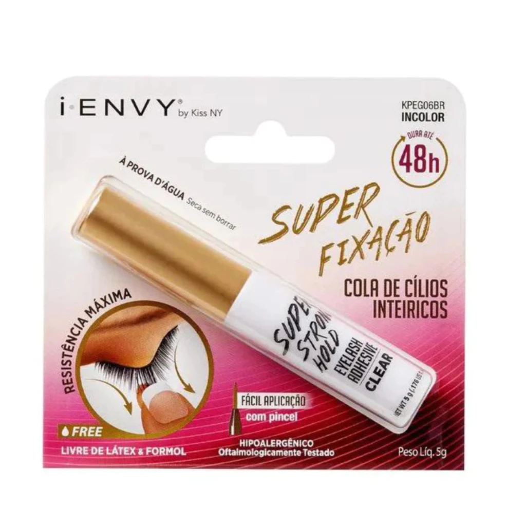 COLA DE CÍLIOS POSTIÇOES SUPER FIXAÇÃO IENVY