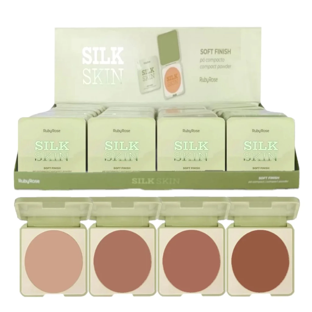 PÓ COMPACTO SOFT FINIDH SILK SKIN - Imagem 5