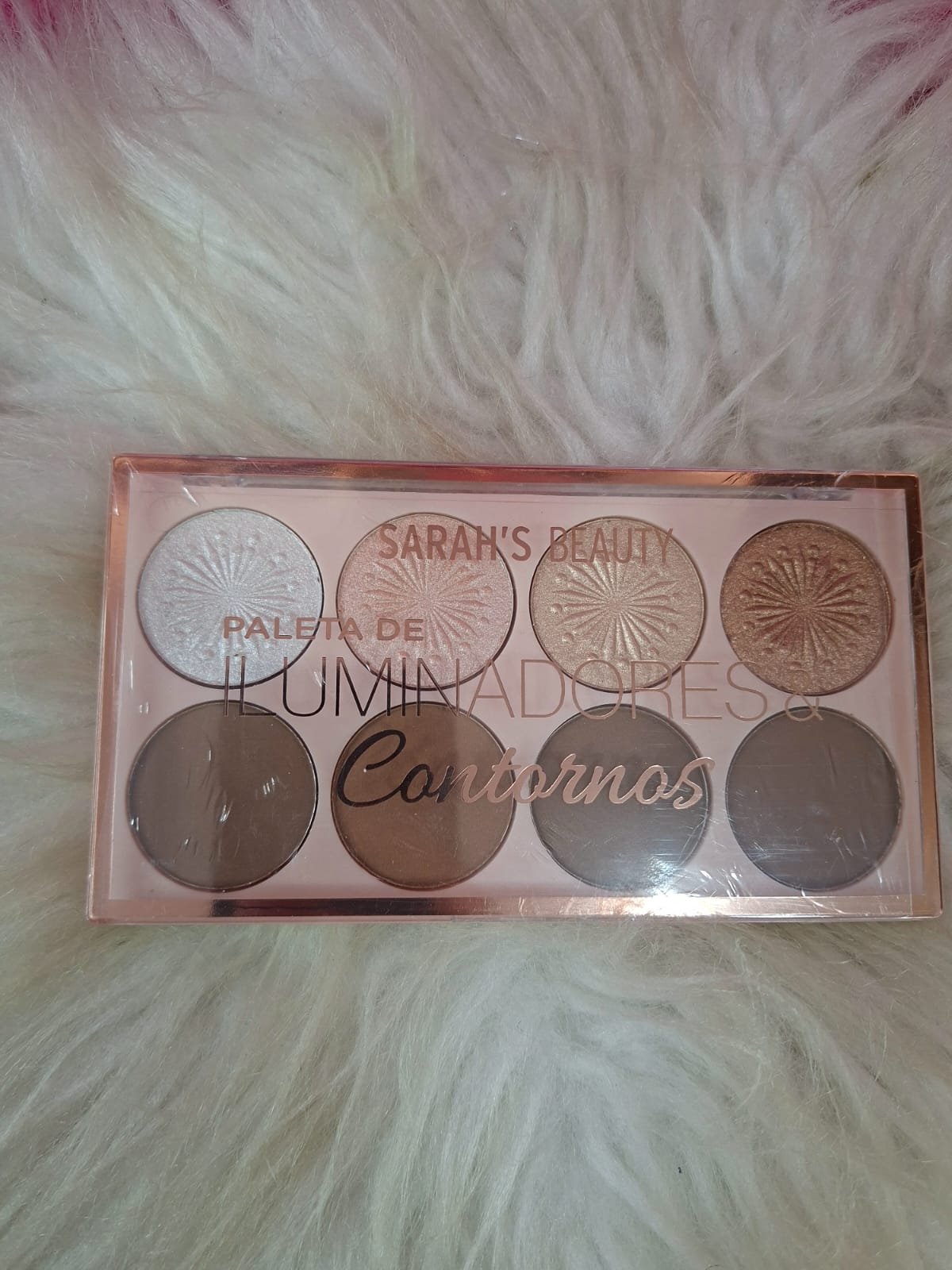 PALETA DE ILUMINADORES E CONTORNOS SARAHS BEAUTY