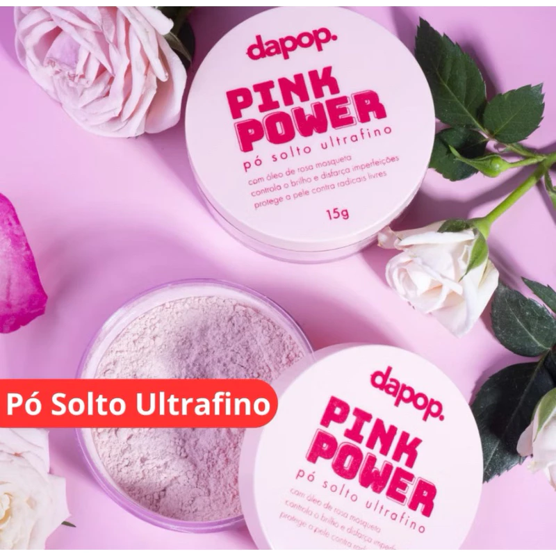 PÓ SOLTO ULTRAFINO PINK POWER DAPOP - Imagem 3