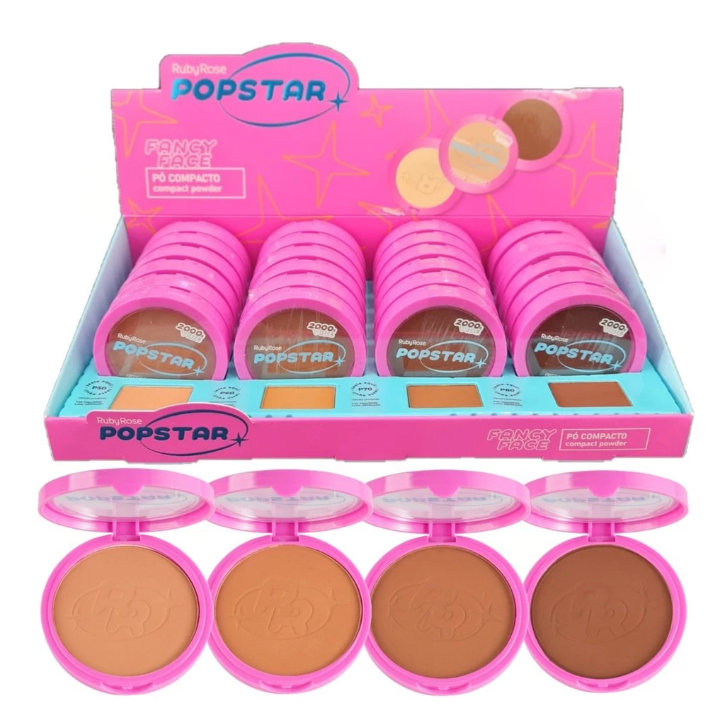 PO COMPACTO FANCY FACE POPSTAR RUBY ROSE - Imagem 2