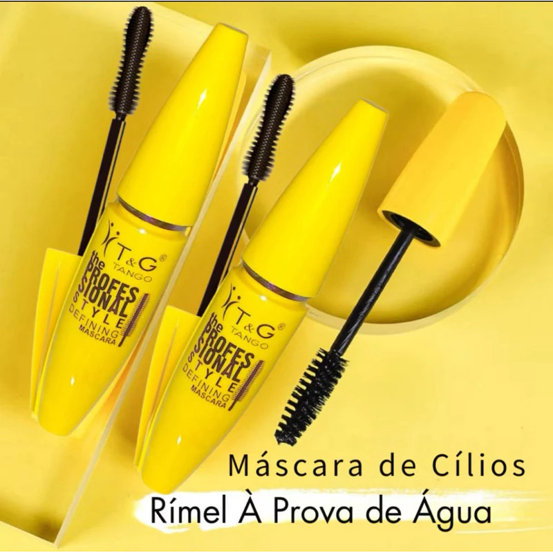 MÁSCARA DE CÍLIOS A PROVA D'ÁGUA THE PROFESSIONAL AMARELO T&G TANGO