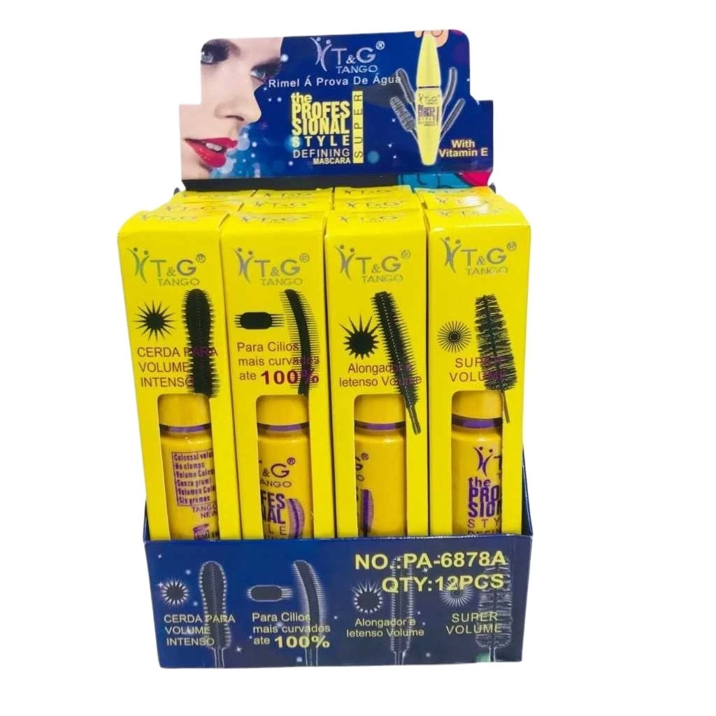 MÁSCARA DE CÍLIOS A PROVA D'ÁGUA THE PROFESSIONAL AMARELO T&G TANGO - Imagem 2