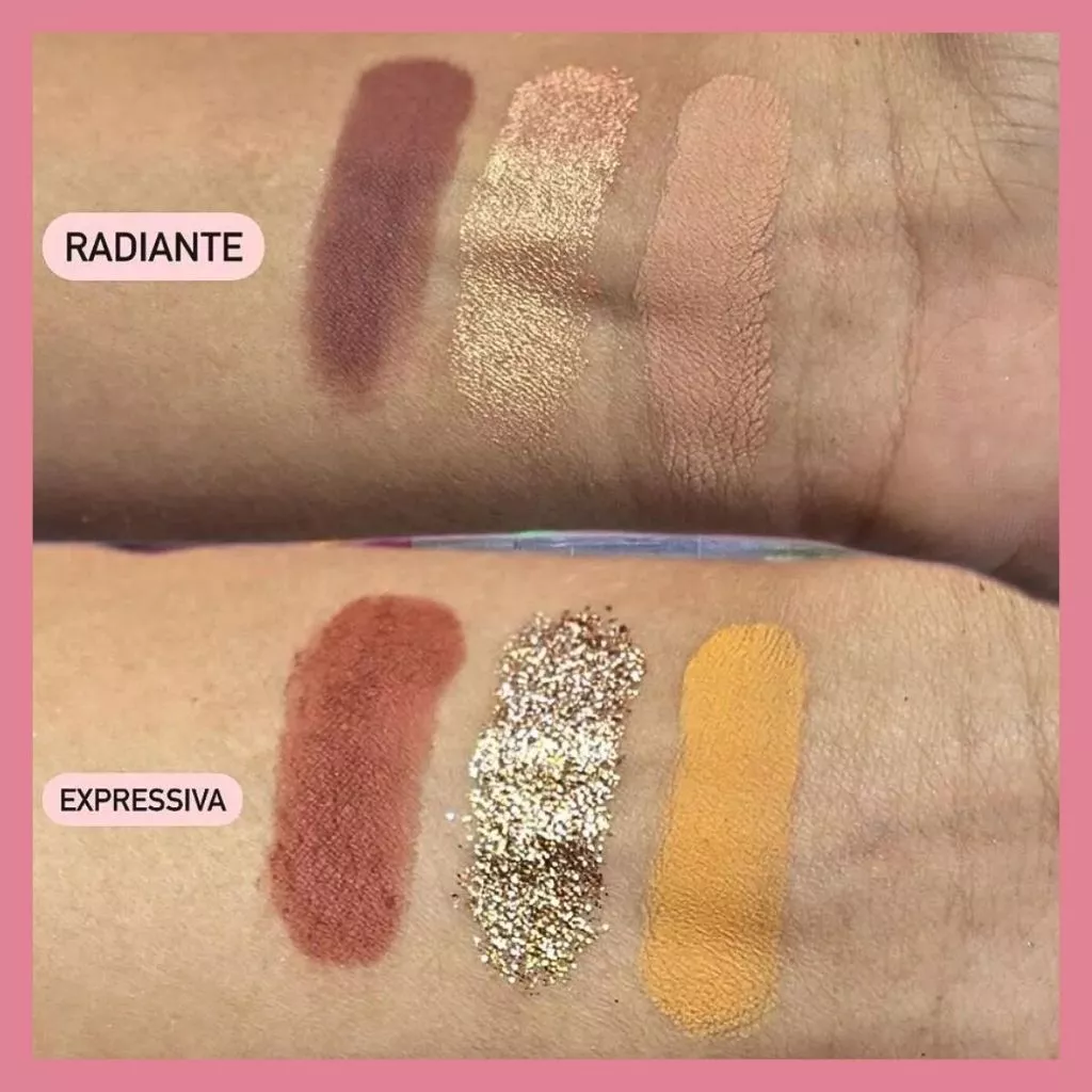 PALETA DE SOMBRAS VIVER RUBY ROSE - Imagem 2