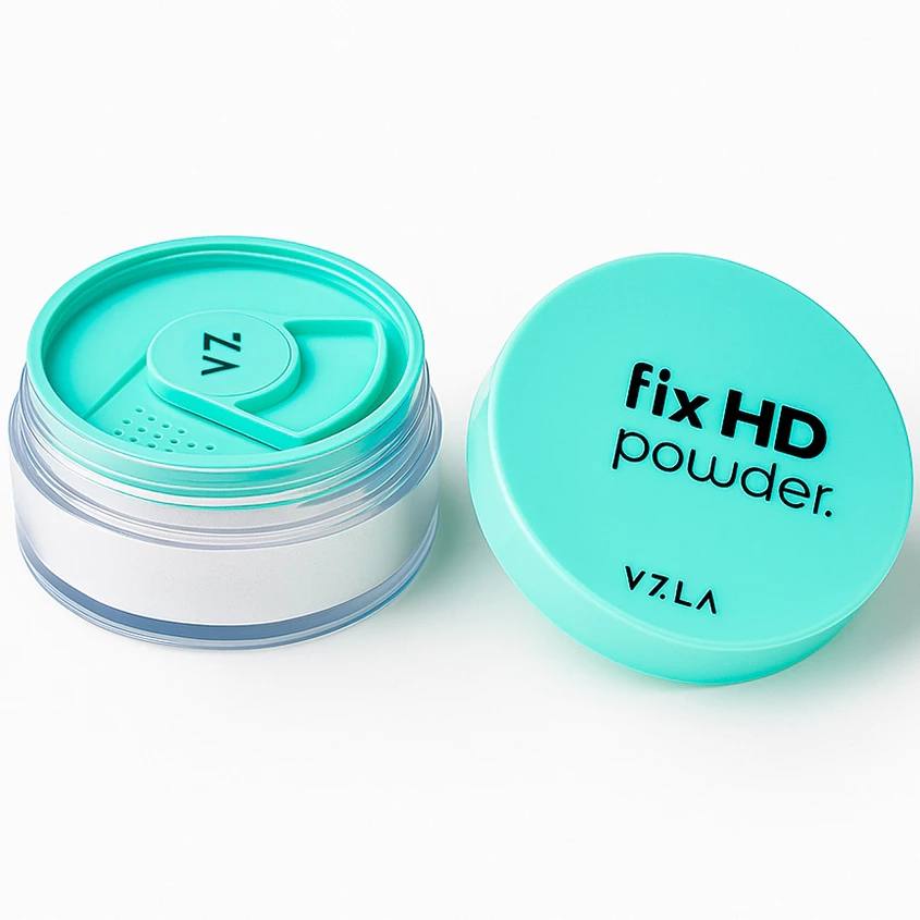 Vizzela Pó Solto HD Fix Powder Translúcido Efeito Matte Finalizador Longa Duração Maquiagem Vegana - Imagem 2
