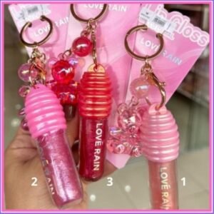 Lip Gloss Pote De Mel Com Pingente e Chaveiro A Prova D'água - Bobbi Rara
